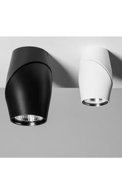 Vital petit plafonnier orientable noir. AXIS71. 