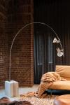 Lampadaire arc en aluminium gris Années 70 Arco. AXIS71. 