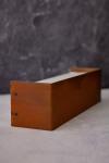 Applique murale rectangulaire en corten Linear. AXIS71. 