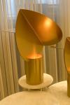 Lampe de table Design années 70 dorée Ala. AXIS71. 