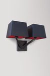 Black and fuchsia double wall light Memory . AXIS71. 