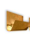 Minimalist gold wall lamp Wave. AXIS71. 