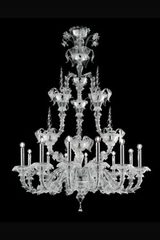 4604 Venetian chandelier 12 lights. Barovier&Toso. 