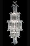 New Felci Art Deco 18-light Venice Crystal Chandelier. Barovier&Toso. 