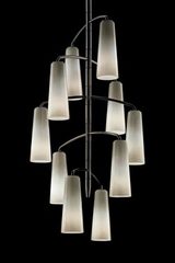 Colimaçon suspension mobile verticale 10 lumières . Barovier&Toso. Colimaçon suspension mobile verticale 10 lumières . Barovier&Toso.