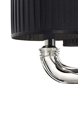 Babylon contemporary white and black chandelier 16 lights. Barovier&Toso. 
