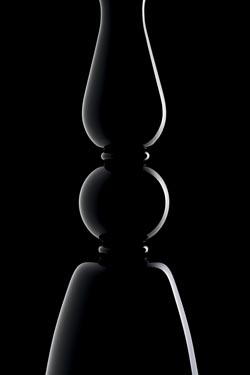 Palladiano lustre en cristal de Venise noir opaque 18 lumières. Barovier&Toso. 