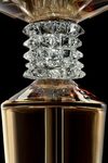 Rosati contemporary crystal chandelier marron glacé 9 lights. Barovier&Toso. 