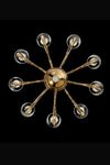 Rosati contemporary crystal chandelier marron glacé 9 lights. Barovier&Toso. 