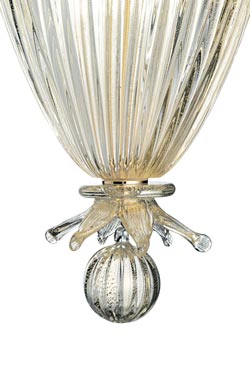 Fanali Veneziani venetian lantern pendant 42cm. Barovier&Toso. 