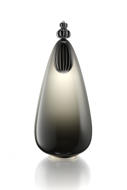 Padma table lamp in grey and black Murano crystal. Barovier&Toso. 