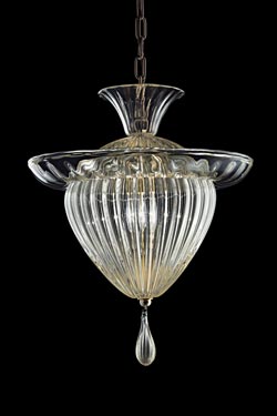 Fanali Veneziani venetian lantern pendant 37cm. Barovier&Toso. 