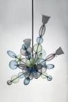 Perseus asymmetric ice tones pendant with 15 lights. Barovier&Toso. 