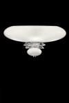 Anversa classic wall lamp in white Venetian crystal . Barovier&Toso. 