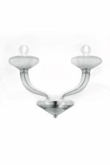 Windsor classic wall light in grey crystal. Barovier&Toso. 