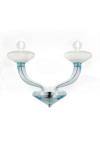 Windsor contemporary wall light in aquamarine crystal. Barovier&Toso. 