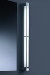 60cm polished steel bathroom wall lamp. Baulmann Leuchten. 