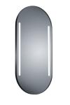 Top-of-the-range oval illuminated mirror. Baulmann Leuchten. 