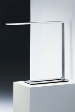 Ultra thin LED desk lamp with flat head. Baulmann Leuchten. 