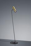 Reading lamp Design polished gold and black thin foot. Baulmann Leuchten. 