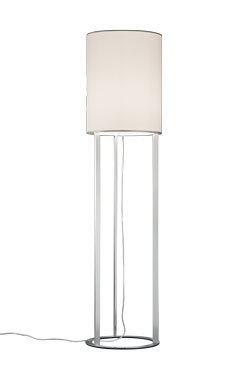 Large contemporary cylindrical floor lamp. Baulmann Leuchten. 