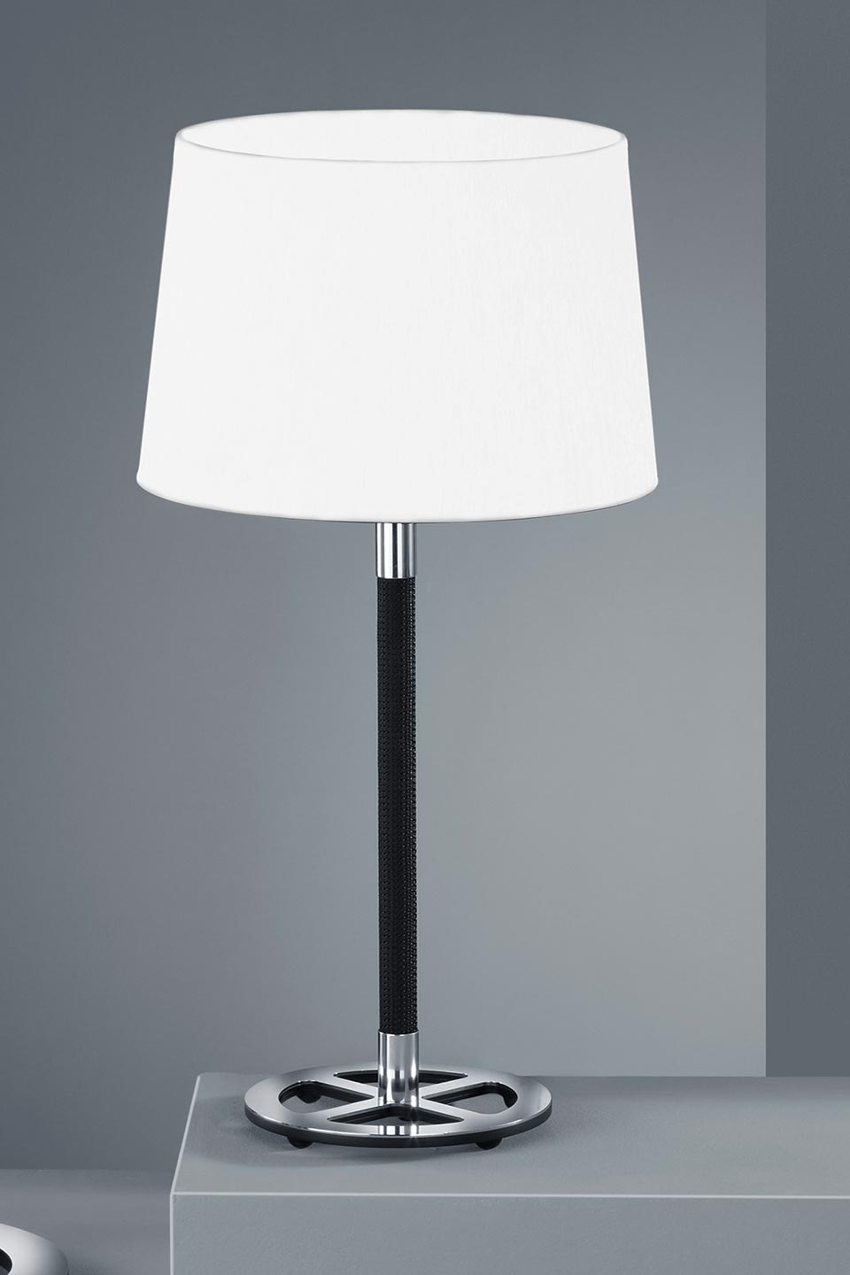 33 cm Emma Lampe de table décorative de table Lampe de chevet//Noir//UK Stock