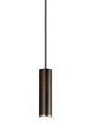 Petite suspension tube bronze foncé . Baulmann Leuchten. 