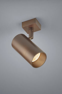 Spot tube orientable bronze foncé. Baulmann Leuchten. 