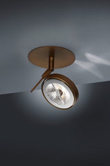 Recessed spotlight in dark brown metal. Baulmann Leuchten. Recessed spotlight in dark brown metal. Baulmann Leuchten.
