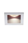 Small square recessed spotlight. Baulmann Leuchten. 