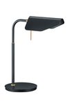 Contemporary table lamp in matt black. Baulmann Leuchten. 