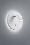 White wall reading lamp with double LED light. Baulmann Leuchten. 