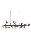 Galaxy constellation black chandelier 7 lights. Brand Von Egmond. 