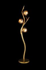 Esra enchanted 3-light golden floor lamp. Brand Von Egmond. 