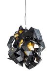 Suspension origami futuriste en inox poli. Brand Von Egmond. 