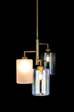 Louise chic Atelier pendant light 3 lights. Brand Von Egmond. 