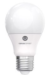 Ampoule LED Smart White connectée par bluetooth, culot E27, verre opale. Carus. Ampoule LED Smart White connectée par bluetooth, culot E27, verre opale. Carus.