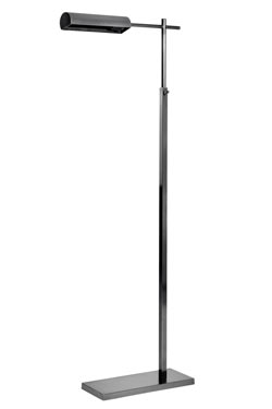 Patinated black metal reading lamp LD63. Casadisagne. 