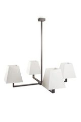 Grande suspension quatre branches en bronze patiné S18. Casadisagne. Grande suspension quatre branches en bronze patiné S18. Casadisagne.