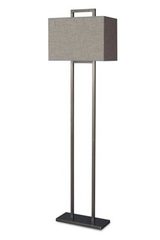 Lampadaire abat-jour gris, en bronze patiné LD75. Casadisagne. Lampadaire abat-jour gris, en bronze patiné LD75. Casadisagne.