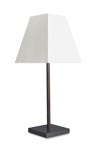 Lampe de table abat-jour tissu blanc L110 Big. Casadisagne. 