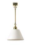 Small pendant in matt golden brass S01. Casadisagne. 