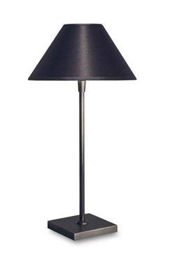 Black Lampshade Small Model Table Lamp, Small Table Lamp With Square Shade