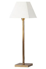 Golden metal medium table lamp L122 . Casadisagne. 