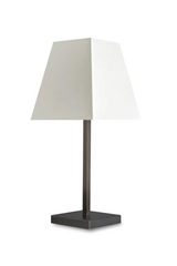 L110 patinated bronze table lamp small model. Casadisagne. 
