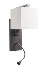 Patinated bronze wall and reading lamp AL107. Casadisagne. Patinated bronze wall and reading lamp AL107. Casadisagne.