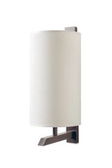 Patinated bronze wall lamp AL004, cylindrical lampshade. Casadisagne. Patinated bronze wall lamp AL004, cylindrical lampshade. Casadisagne.