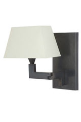 Rectangular black patina wall lamp AL33. Casadisagne. Rectangular black patina wall lamp AL33. Casadisagne.