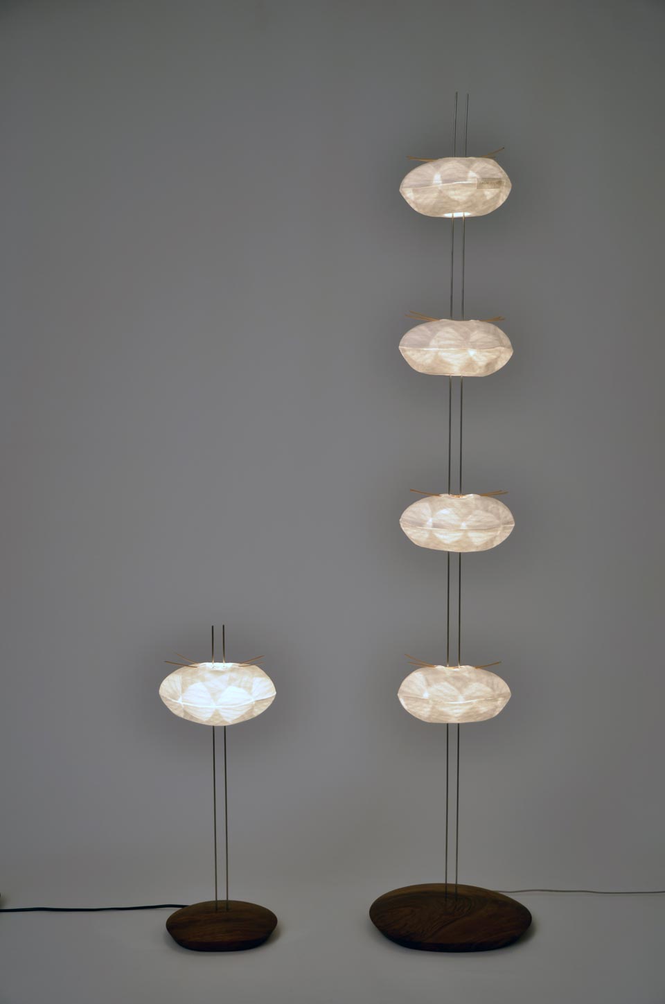 4 Cocons lampadaire. Céline Wright. 