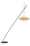 Zen deported Japanese paper floor lamp. Céline Wright. 